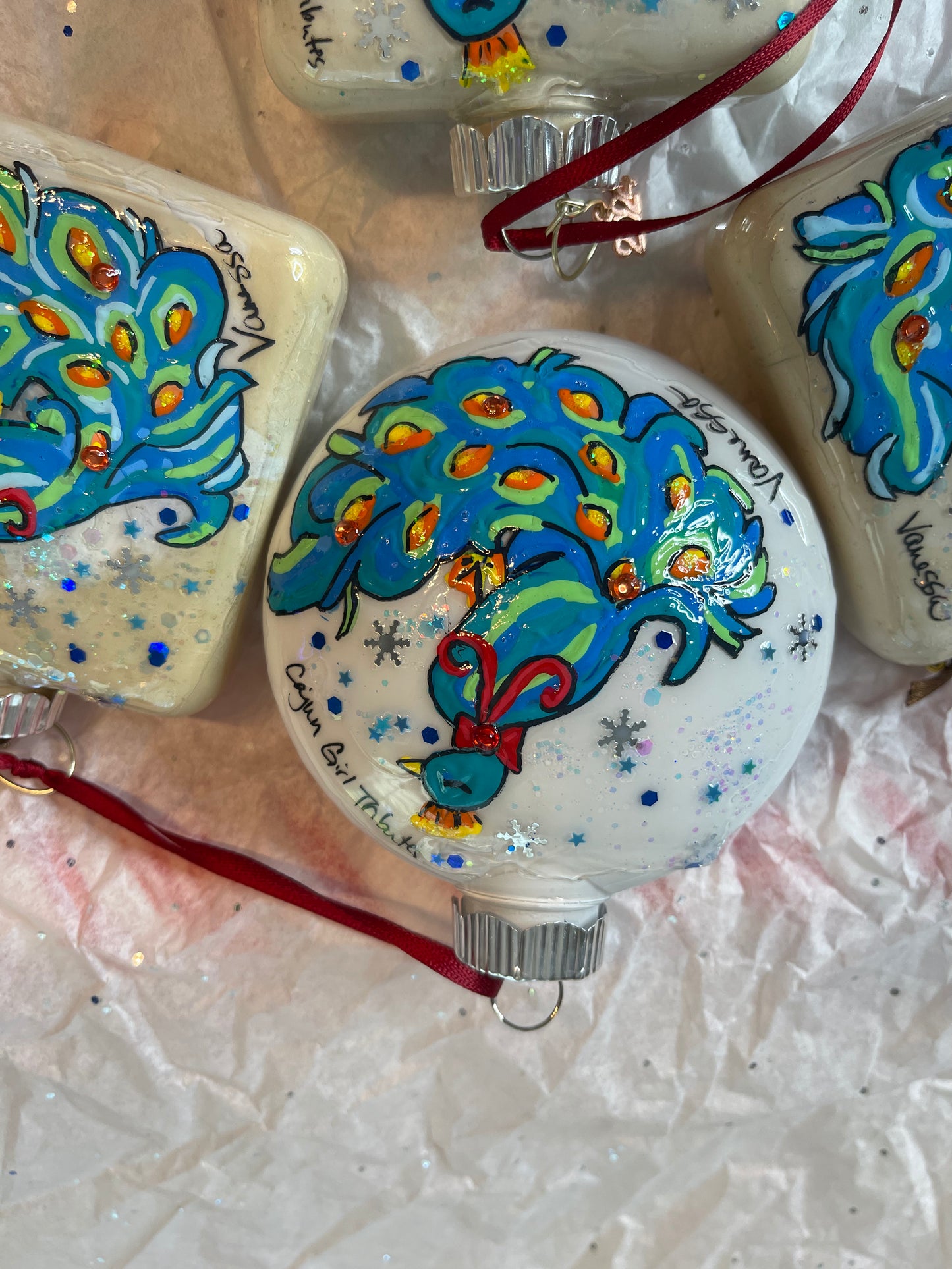 2024 Hand Painted Ornaments