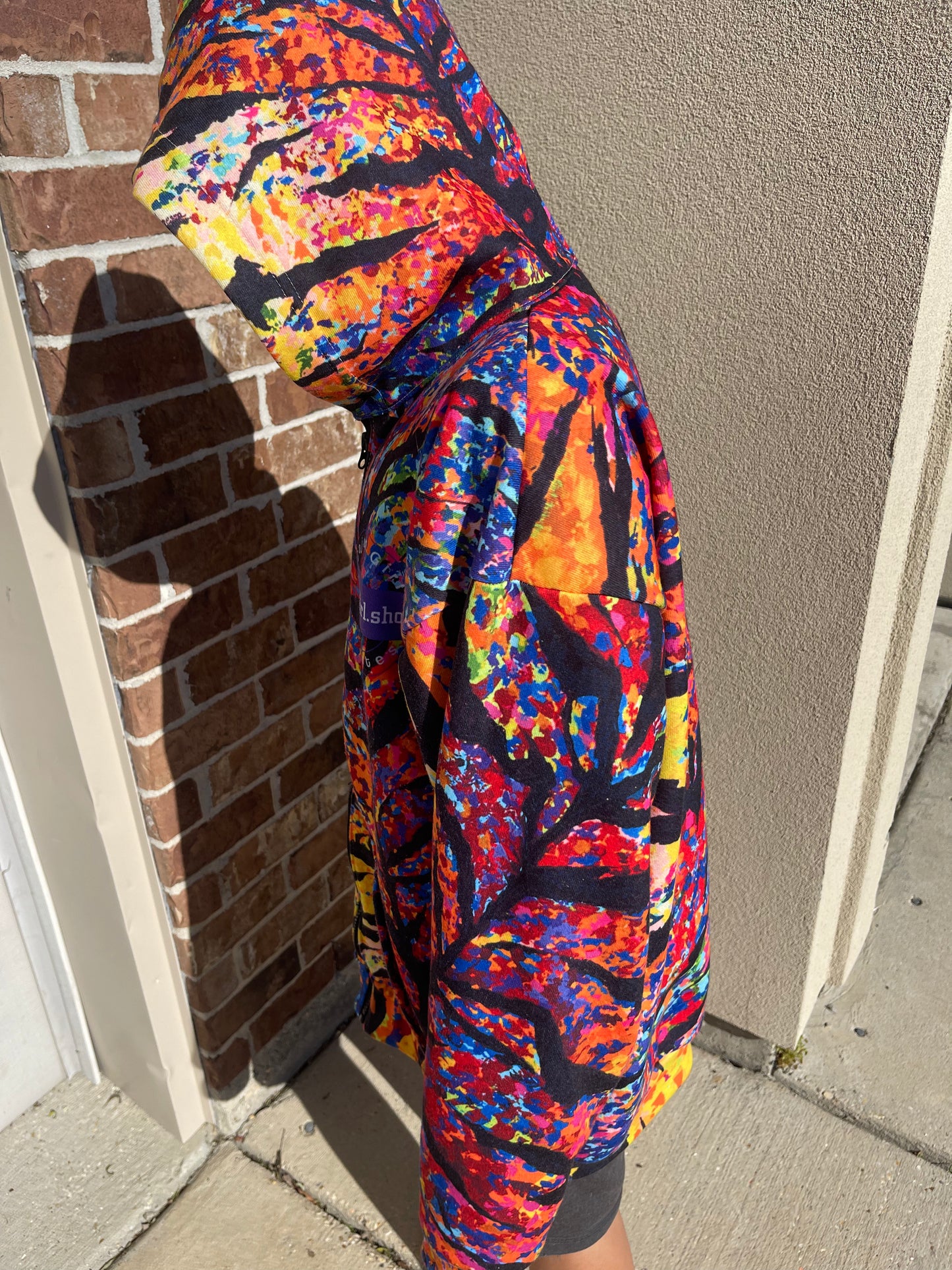 Tiger Stripe Unisex Zip Hoodie