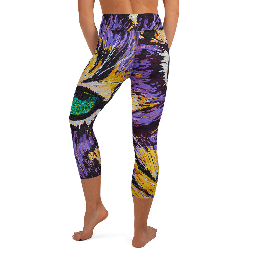 Eyes Never Lie Yoga Capri Leggings