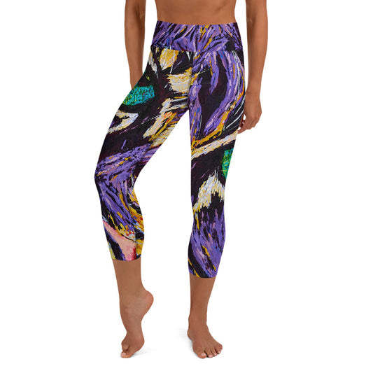 Eyes Never Lie Yoga Capri Leggings